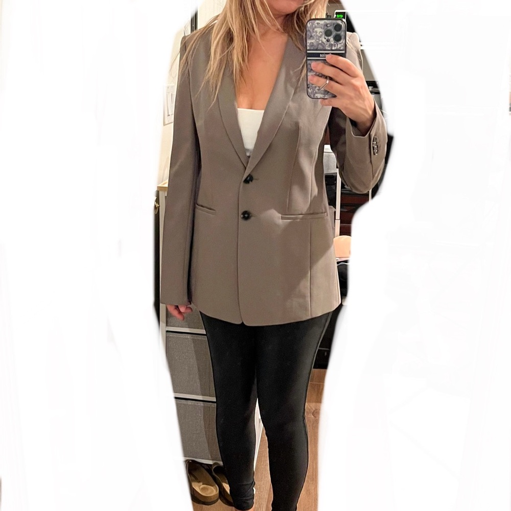 Ann Taylor Taupe Blazer